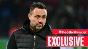Tottenham manager Roberto De Zerbi