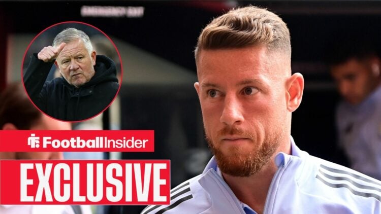 Football Insider exclusive as Ross Barkley arrives at a game for Aston Villa, while Sheffield United manager Chris Wilder puts his thumb up in a ci...
