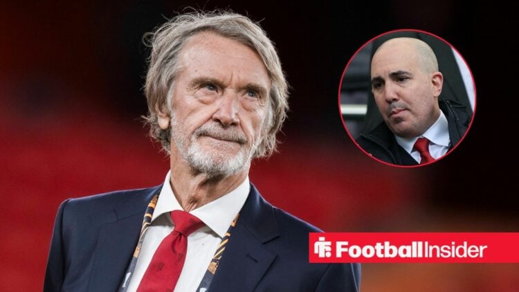 Sir Jim Ratcliffe with Omar Berrada included in a circular inset