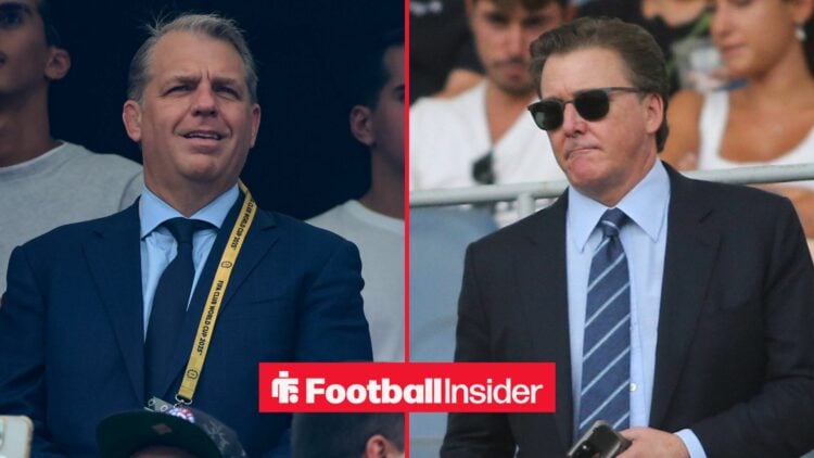 Todd Boehly alongside Dan Friedkin