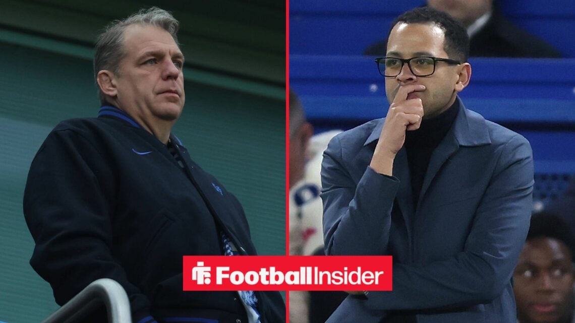 Todd Boehly alongside Liam Rosenior