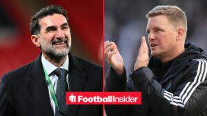 Yasir Al-Rumayyan alongside Eddie Howe