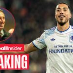 Youri Tielemans 8 Aston Villa celebrating after scoring teams second goal during the UEFA Europa League match between FC Basel 1893 and Aston Villa at St. Jakob-Park, Basel, Switzerland / Unai Emery Aston Villa, Trainer *** Football Champions League 2024 2025, Matchday 1, YB BSC Young Boys Bern SUI vs Aston Villa FC