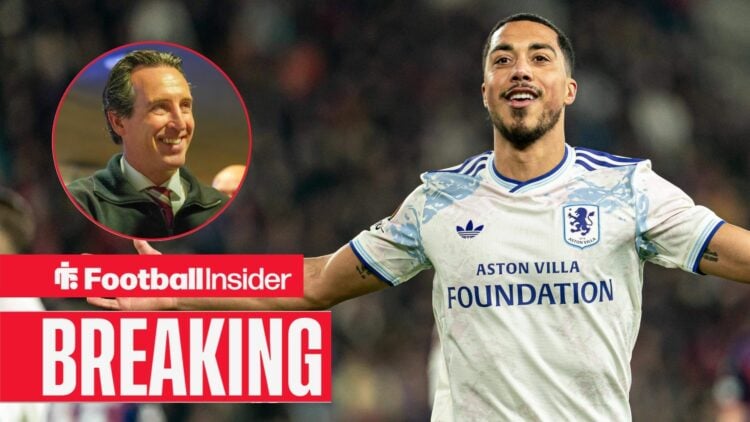 Youri Tielemans 8 Aston Villa celebrating after scoring teams second goal during the UEFA Europa League match between FC Basel 1893 and Aston Villa...