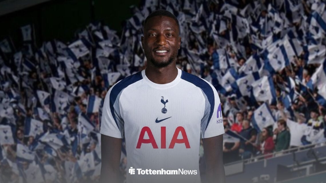Serhou Guirassy in Tottenham kit