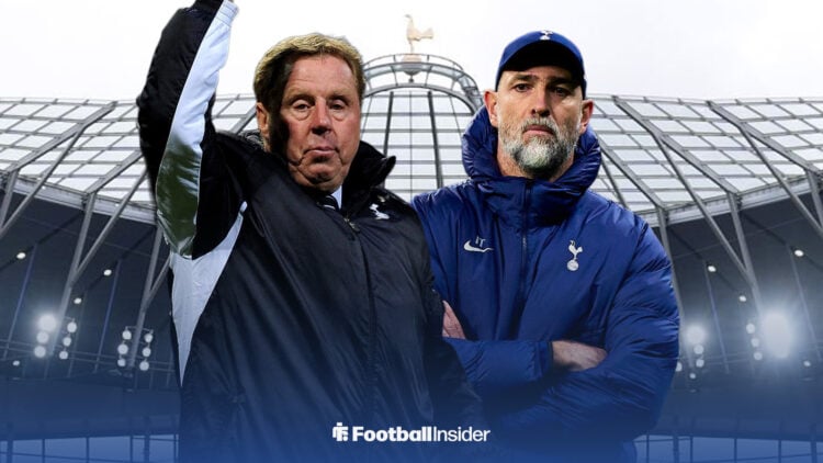 Former Tottenham manager Harry Redknapp and current interim Tottenham manager Igor Tudor