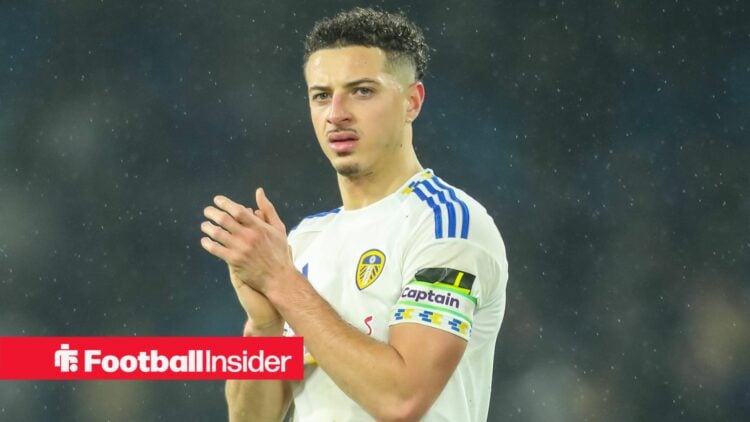 Leeds United midfielder Ethan Ampadu claps