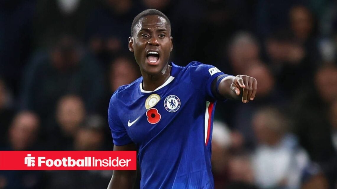 Chelsea defender Trevor Chalobah shouts and points