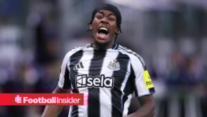 Newcastle United forward Anthony Elanga shouts