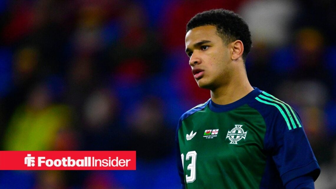 Pierce Charles in Northern Ireland kit