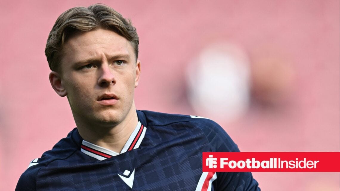 Luke Graham in Dundee kit