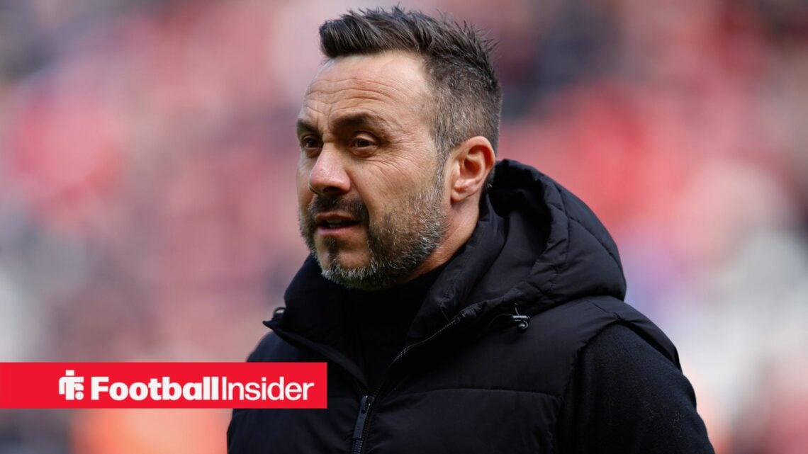 Tottenham manager Roberto De Zerbi