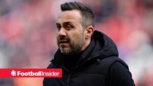 Tottenham manager Roberto De Zerbi