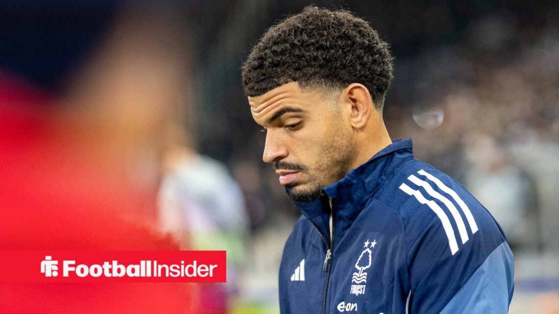 Nottingham Forest midfielder Morgan Gibbs-White