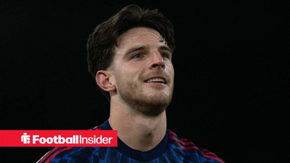 Arsenal midfielder Declan Rice