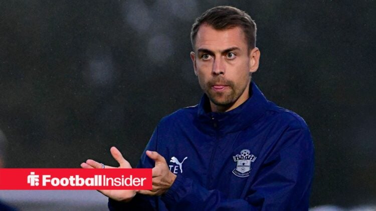 Southampton manager Tonda Eckert claps