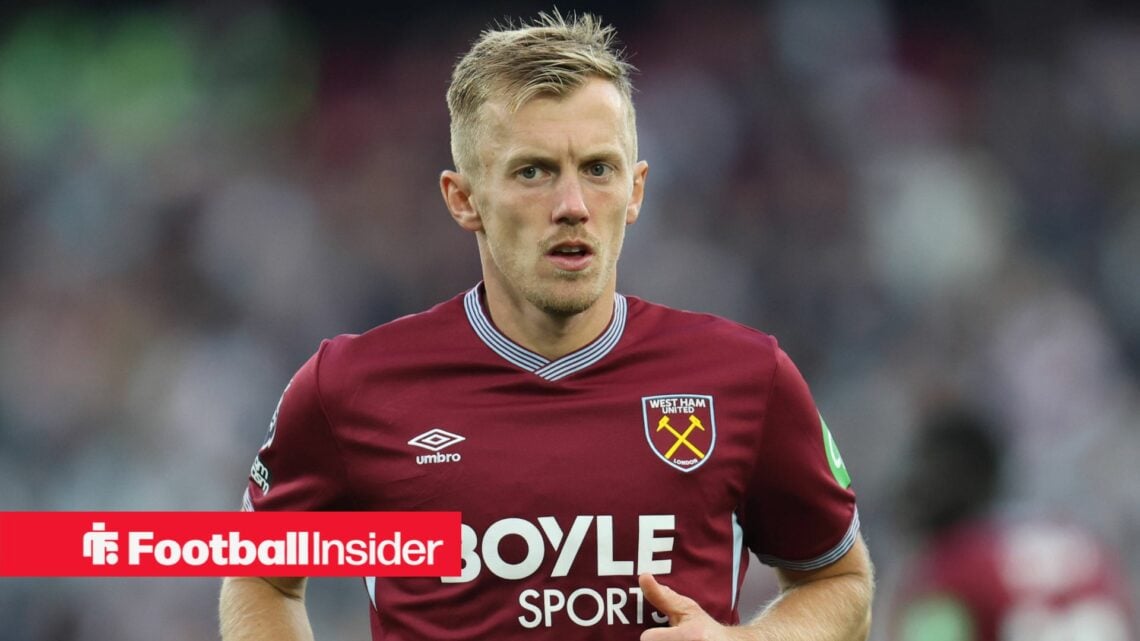 West Ham midfielder James Ward-Prowse