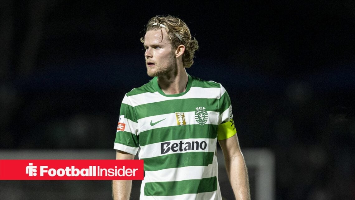 Sporting CP midfielder Morten Hjulmand