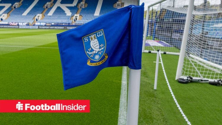 Sheffield Wednesday corner flag at Hillsborough