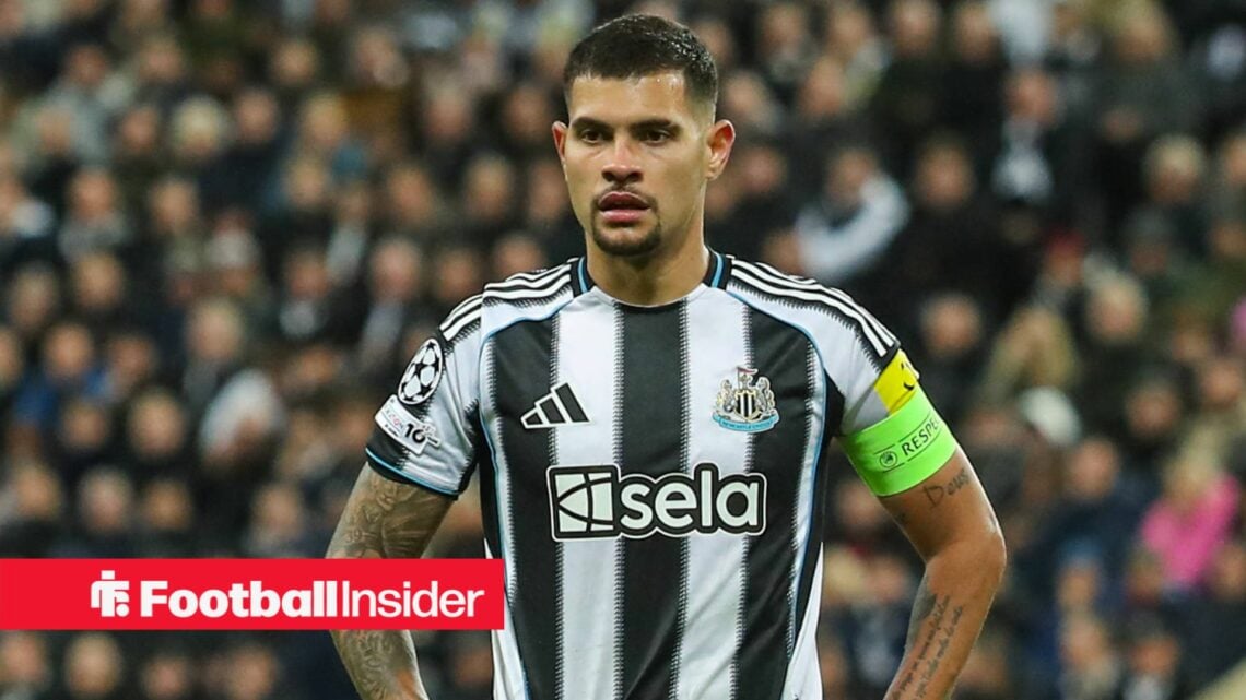 Newcastle United midfielder Bruno Guimaraes