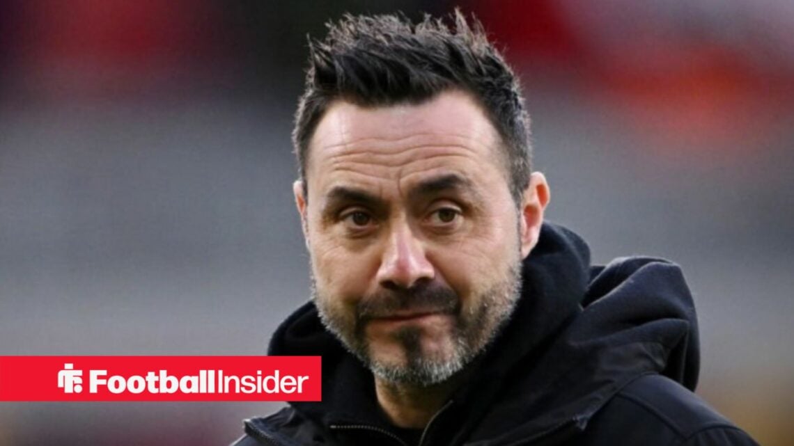 Tottenham manager Roberto De Zerbi