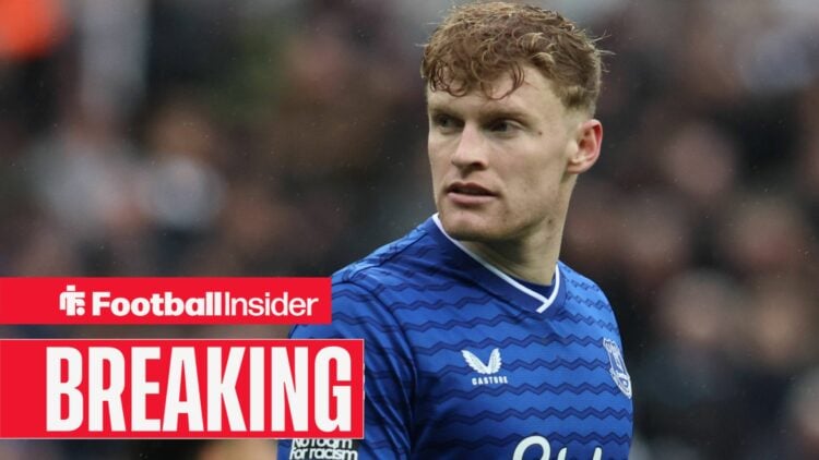 Everton defender Jarrad Branthwaite