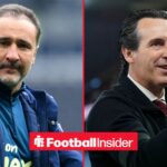 Nottingham Forest manager Vitor Pereira with Aston Villa manager Unai Emery