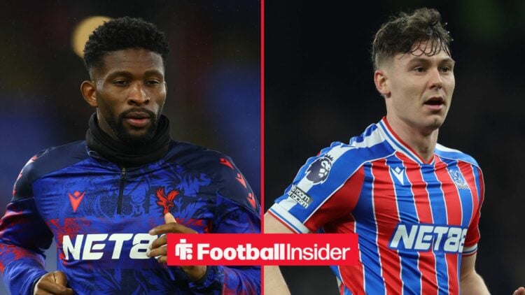 Jefferson Lerma on left and Jorgen Strand Larsen on right