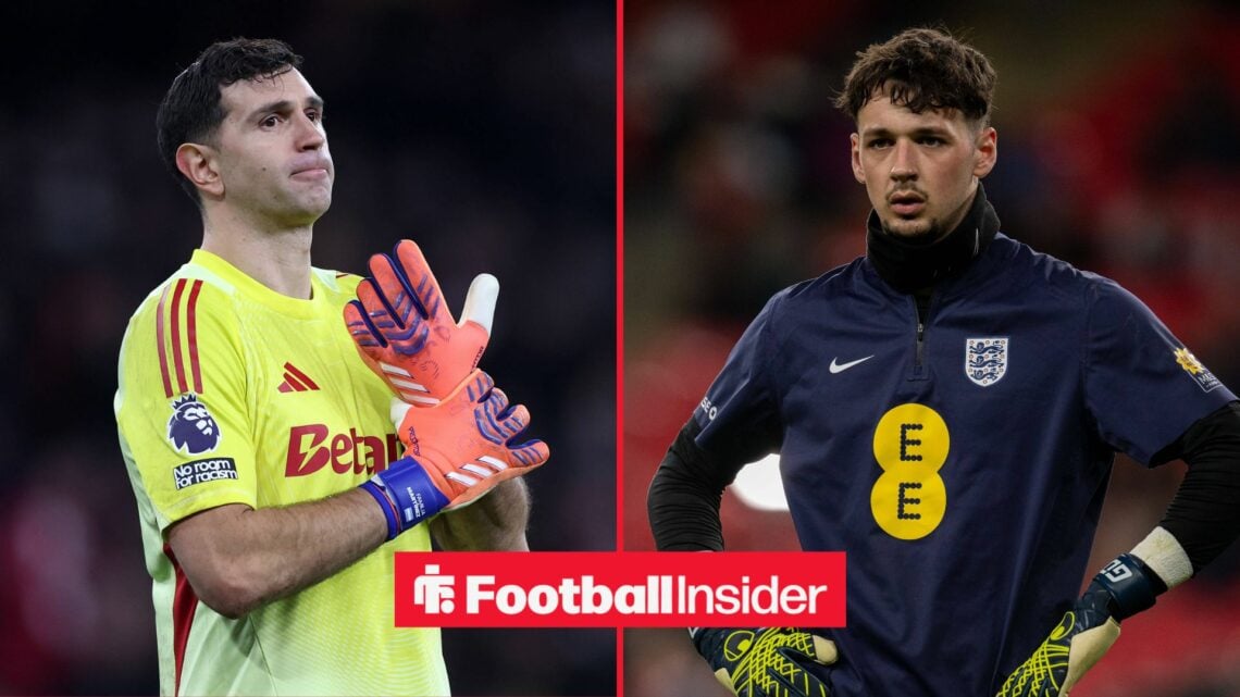 Emi Martinez on left James Trafford on right