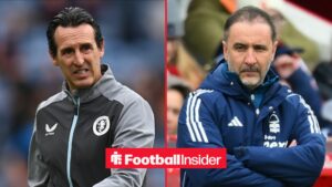 Aston Villa manager Unai Emery and Nottingham Forest boss Vitor Pereira