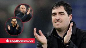 Andoni Iraola manager of Bournemouth enjoys the win during the Everton vs AFC Bournemouth Premier League match at Hill Dickinson Stadium, Liverpool, 10 February, 2026 / Liam Rosenior, manager of Chelsea, claps to fans after a 3-0 defeat in the Premier League match between Everton and Chelsea at Hill Dickinson Stadium in Liverpool, United Kingdom, on March 21, 2026 / Arne Slot manager of Liverpool applauds the fans after the final whistle during the Premier League match Liverpool vs Wolverhampton Wanderers at Anfield, Liverpool, United Kingdom, 27th December 2025