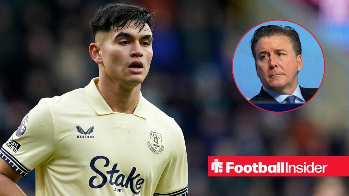 Carlos Alcaraz of Everton during the Burnley vs Everton Premier League match at Turf Moor, Burnley, 27 December, 2026 / Dan Friedkin AS Roma Presid...