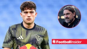 Leeds United winger Dan James / Leeds United manager Daniel Farke