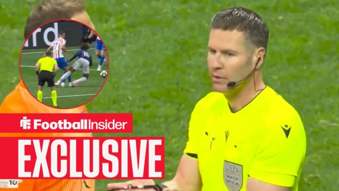 Danny Makkelie, Eberechi Eze penalty shout vs Atletico