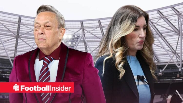 David Sullivan alongside Karren Brady