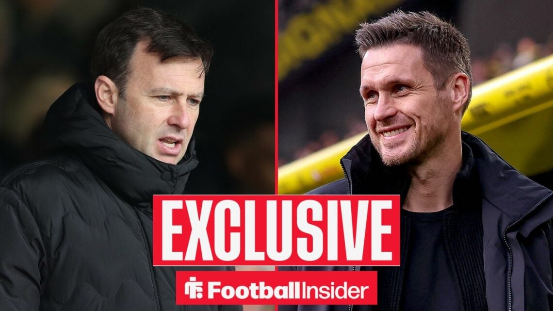 Dougie Freedman in the stands at Crystal Palace, and Sebastian Kehl at Borussia Dortmund