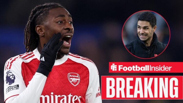 Eberechi Eze of Arsenal during the Chelsea vs Arsenal Premier League match at Stamford Bridge, London, 30 November, 2025 / Arsenal manager Mikel Ar...