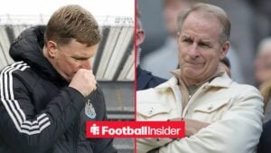 Eddie Howe alongside David Hopkinson