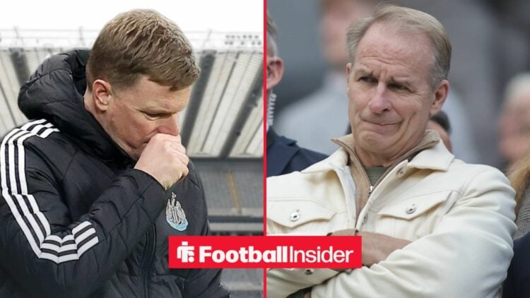 Eddie Howe alongside David Hopkinson