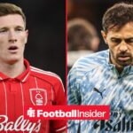 Elliot Anderson alongside Bernardo Silva