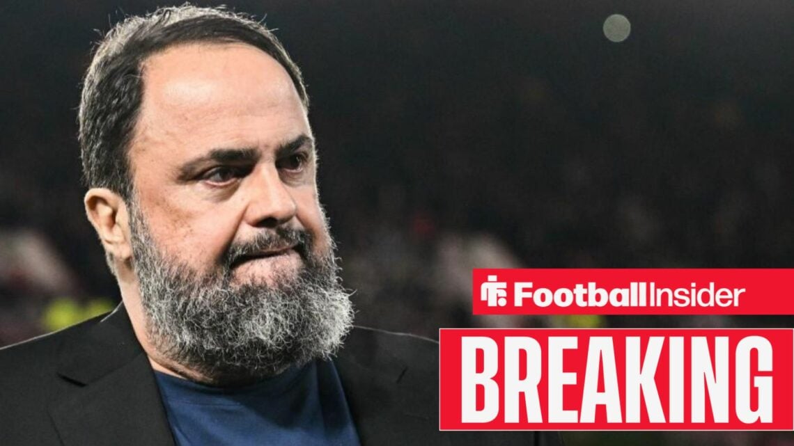 Nottingham Forest owner Evangelos Marinakis at the City Ground