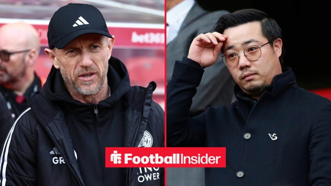 Gary Rowett alongside Aiyawatt Srivaddhanaprabha