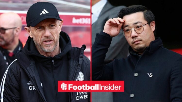 Gary Rowett alongside Aiyawatt Srivaddhanaprabha