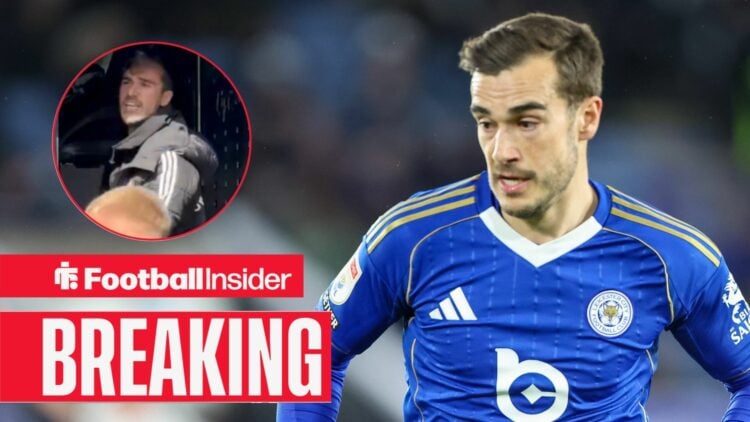 Harry Winks of Leicester City races forward during the Sky Bet Championship match between Leicester City and Bristol City at the King Power Stadium...