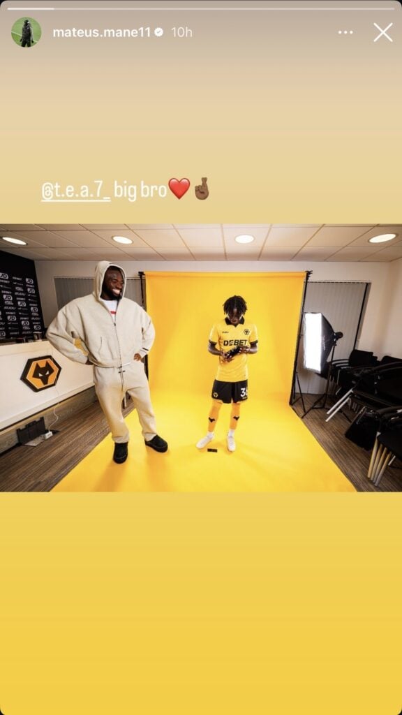 Mateus Mane message to Tolu Arokodare