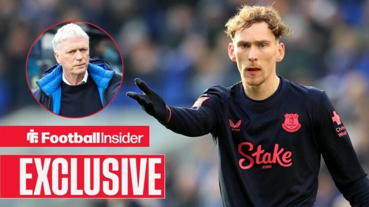 Everton versus Sunderland, James Garner of Everton / Everton Manager David Moyes during the Newcastle United v Everton Premier League match at St. ...