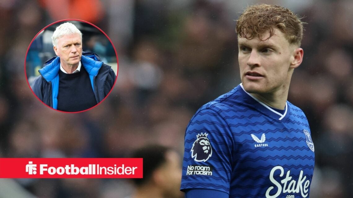 Jarrad Branthwaite of Everton plays during the Premier League match between Newcastle United and Everton at St. James s Park in Newcastle, United K...