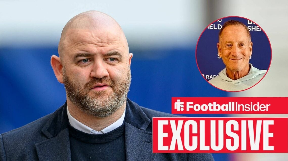 Ex-Hearts sporting director Joe Savage, with David Storch in a circular inset