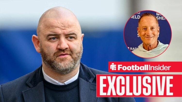 Ex-Hearts sporting director Joe Savage, with David Storch in a circular inset