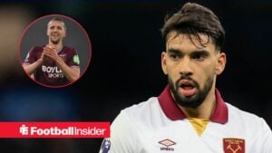 Former West Ham United star Lucas Paqueta / Tomas Soucek of West Ham United is at full time during the Premier League match between Fulham and West Ham United at Craven Cottage in London, United Kingdom, on March 4, 2026